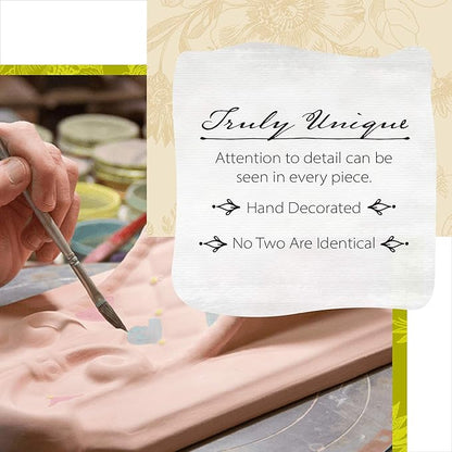 MACKENZIE-CHILDS Galvanized Herb Pots with Tray, Metal Herb Planters, Set of 3, Flower Market