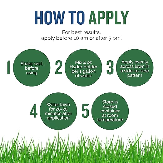 Turf Titan Hydro Holder Wetting Agent - Suspends Moisture in Your Grass Soil, Improves Water Drainage & Nutrient Uptake in Your Turf Grass, Promoting Healthy Soil - Covers 8,000 sq ft (32 oz)