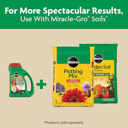 Miracle-Gro Shake 'n Feed Tomato, Fruit and Vegetable Plant Food, For Outdoor In-Ground and Potted Plants, Feeds up to 3 Months, 4.5 lbs.