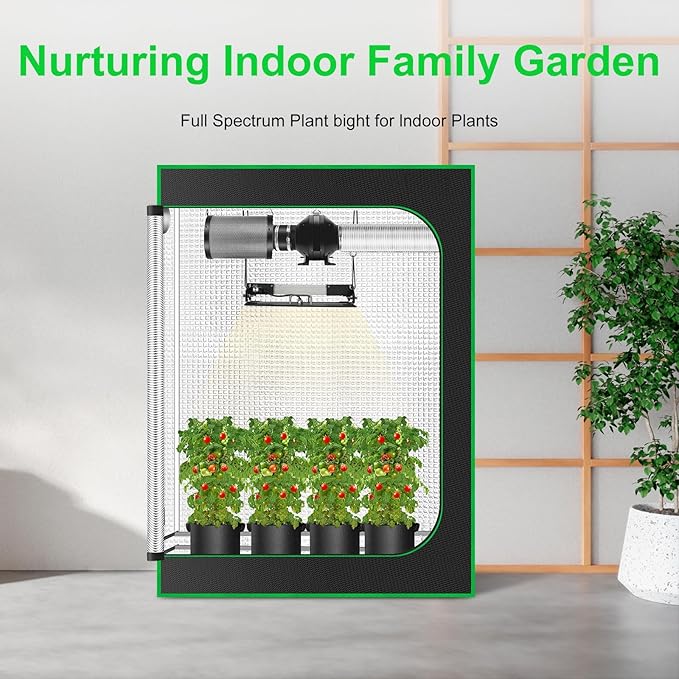 MELONFARM 100W LED Plant Grow Light Meets Plant Growth Requirements Multi-Angle Adjustable, Hanging Design Suitable for Various Growing scenarios
