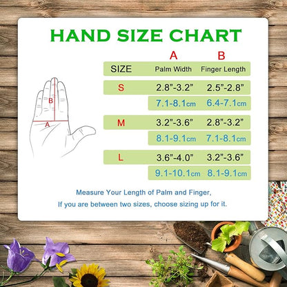 HLDD HANDLANDY Long Gardening Gloves, Leather Thorn Proof Rose Pruning Glove for Men & Women, Great Gift for Gardener