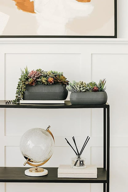 Artificial Succulent Plants Fake Assorted - 16 Pack - Unpotted Face Succulent Plants - Realistic Textured Succulents Picks - Fake Plants for Decoration - Faux Aloe Cactus Plant Bulk