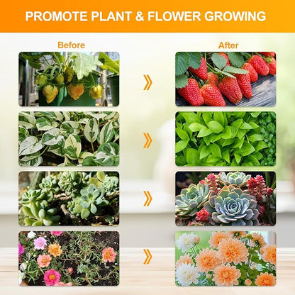 FECiDA Smart Control Desk Grow Light with Timer 4/8/12H, 25W Table Top Grow Lights for Indoor Plants, Seed Starting, Bonsai, Bright Enough Like A Small Sun for Indoor Jungle, 16"-24" Height Adjustable