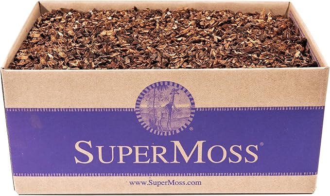 SuperMoss (23107) Orchid Potting Bark, 100% Natural Douglas Fir Bark, 1/4", 1,560 Cu. in.