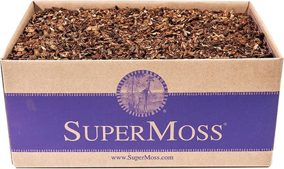 SuperMoss (23107) Orchid Potting Bark, 100% Natural Douglas Fir Bark, 1/4", 1,560 Cu. in.