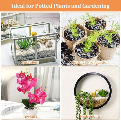 Legigo 15 Quarts Organic Horticultural Perlite for Plants Indoor- Natural Horticultural Soil Additive Conditioner Mix for Improves Drainage, Ventilation and Root Growth