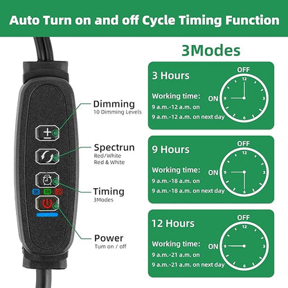 Grow Light 6500K Full Spectrum Plant Grow Lights 84 LED Plant Light with Clip Grow Lamp for Indoor Plants Growing Lamps（1PCS）