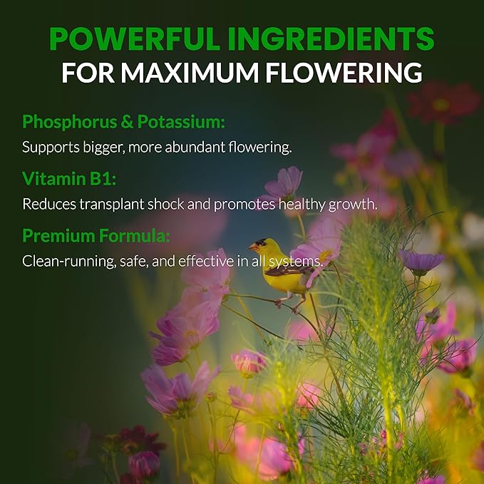 Humboldts Secret Flower Stacker | 0-7-5 Bloom Booster with Vitamin B1 | High Phosphorus Potassium Flowering Nutrients | Potting Soil Hydroponics Coco | Indoor & Outdoor Plants | 5 Gallon