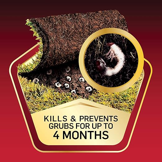Scotts GrubEx1 Season Long Grub Killer - Kills and Prevents for Up to 4 Months, Treats 10,000 sq. ft. (2-Pack)