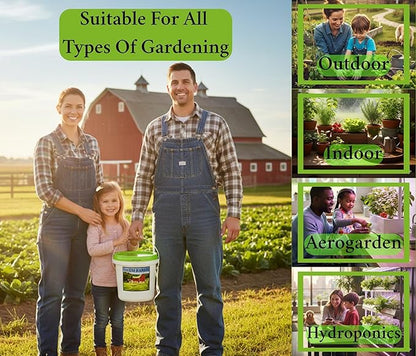 B&KM Farms 20,000+ Survival Seed Kit 5+ Year Supply. 30 Fruit & Vegetable Non-GMO Heirloom Seeds for Planting a Home Garden. Secure Emergency Weather-Proof Bucket