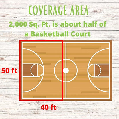 Flawn Seed Kits White Dutch Clover Seed, 8.8 Oz, Organic Coated, Natural Lawn, Ground Cover, Hunting Food Plot, Covers up to 2,000 SqFt