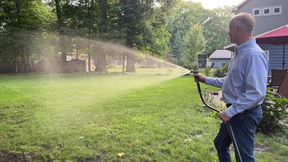 Atlantic Heavy Duty Garden Hose 4 ft x 5/8 Inch Black Color, Short Connection Leader Hose with Solid Brass Connectors (4 Feet)