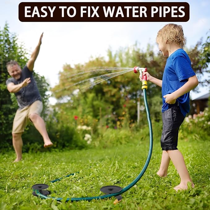 12PCS Metal Garden Hose Guide Spike, Hose Guides for Garden Heavy Duty, Cast Iron Garden Hose Guides for Outside, Rustproof Coated Hose Guide Stakes for Lawn & Yard, Plant & Flower Bed Protection