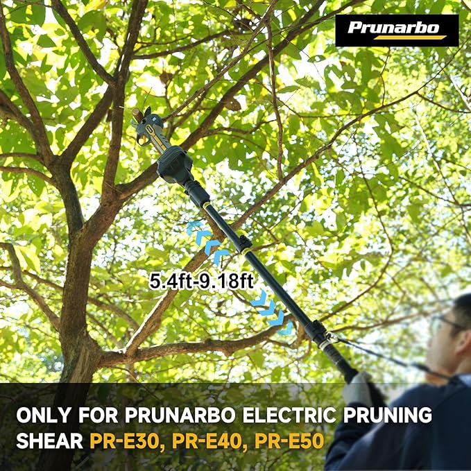 2-in-1 Cordless Electric Pruning Shears with Pole, 15Ft Reach, 1.6" Cutting Diameter Compatible with Makita 18V Battery Powered Tree Pruner with Brushless Motor for Efficient Branch Trimming