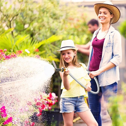 Garden Hose 10 FT, 304 Stainless Steel Metal Water Hose, Heavy Duty Flexible Leader Hose, Short Water Hose Kink Free Hose for Rv, Outdoor, Yard, No Bite, Leak proof and Durable