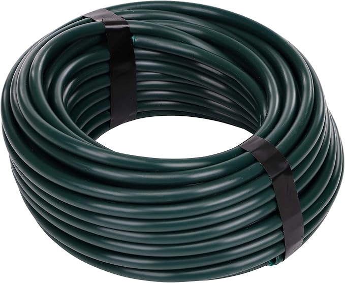 Raindrip R256DT 1/4 in. Drip Irrigation Supply Tubing, 50 ft., 1/4 in x 50 ft, Green Polyethylene, for drip irrigation, irrigation drippers, drip emitters, drip irrigation parts, and drip systems