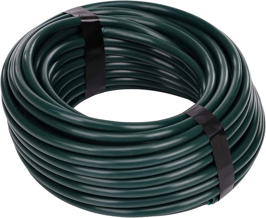 Raindrip R256DT 1/4 in. Drip Irrigation Supply Tubing, 50 ft., 1/4 in x 50 ft, Green Polyethylene, for drip irrigation, irrigation drippers, drip emitters, drip irrigation parts, and drip systems
