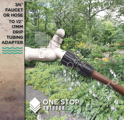 10-Pack - USA MADE Premium Drip Tape Irrigation Tubing FEMALE HOSE SWIVEL, (5/8" or .625" - .645") Universal Perma-Loc Connector Barbed Locking Fitting - Fits All Brands 16mm Drip Tape AG Tubing