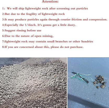 Horticultural Pumice for Plants Professional Sifted (8QT, 1/2 inch)