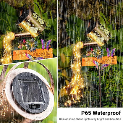 Solar Watering Can Light, Solar Lights Outdoor Decor, Garden Decor Lights for Yard, IP65 Waterproof Hanging Lantern Lights, Gifts for Women Mom, for Yard Patio Lawn Pathway Landscape