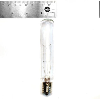 Hometown Evolution, Inc. Commercial Edison Bulb Outdoor String Lights with Hand-Threaded Filament (T25 Tube Edison - Commercial Black Wire, 100 ft)