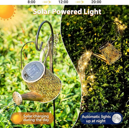 Solar Watering Can Light, Solar Outdoor Decorative,Garden Decor Lights for Yard, IP65 Waterproof Hanging Lantern Landscape Lights, Garden Gifts for Mom, Grandma Women Birthday