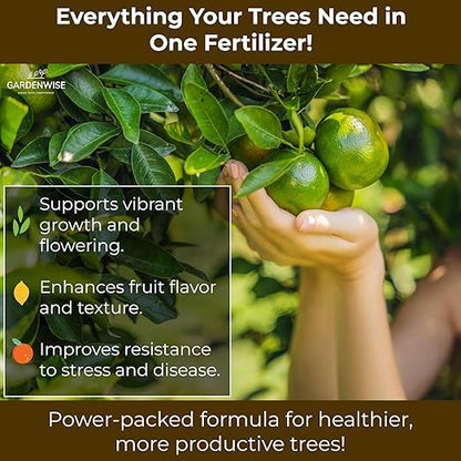 Professional Citrus Fertilizer + Vital Micronutrients; Perfect Balanced NPK for All Citrus; for Indoor and Outdoor Plants; Orange, Lime, Avocado and Lemon Tree Fertilizer (2 QUARTS)