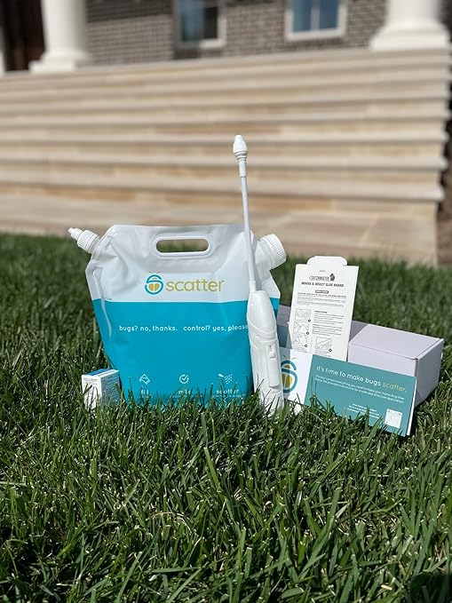 Scatter DIY Pest Control Kit - Home Barrier Pest Control | Pro Grade Insecticide Bug Killer Spray ft. Scatter Unique New SafetyChannel™ | Fast-Acting, Long-Lasting Protection Against Common Pests