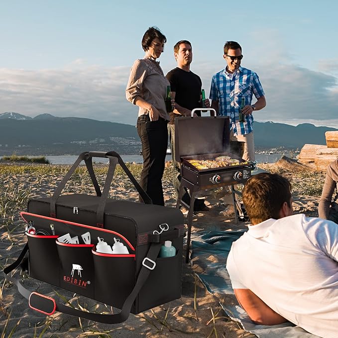 22 inch Griddle Carry Bag for Blackstone 17 Inch Grill & 22 Inch Griddle with Hood and Stand, 22" Tabletop Grill Carry Bag for Blackstone Models 1891 & 1814, Water-Resistant 22" Grill Carry Bag