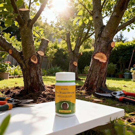 Tree Wound Pruning Sealer,Tree Wound Dressing with Brush, Bonsai Cut Paste, Trees Grafting Supplies, Pruning Sealer for Bonsai, Fruit Trees, Roses (2 PCS,500 g)