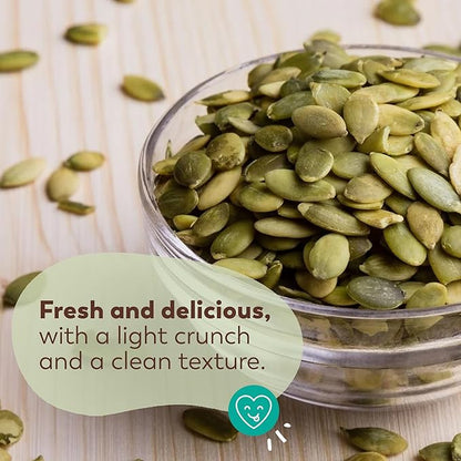 Lark Ellen Farm Sprouted Organic Pumpkin Seeds – Raw, Unsalted, Air-Dried Pepitas for Snacking, Salads, Trail Mix – USDA Organic, Non-GMO, Vegan, Gluten-Free, Resealable Bag (14 oz, 1 Pack)