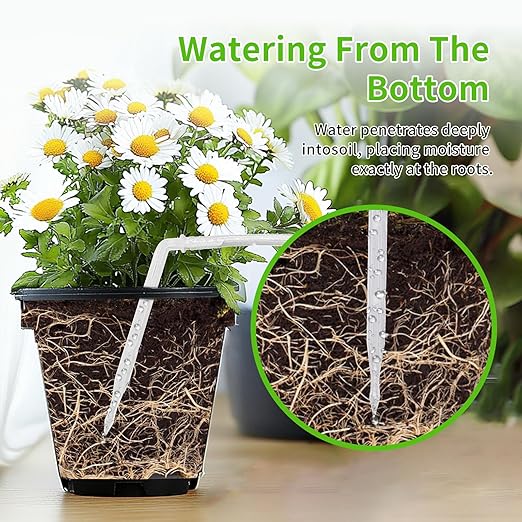 Plant Watering Devices, 20 Potted Indoor Houseplants Support, Plant Watering Devices, Auto Drip Irrigation Kit Programmable Water Timer