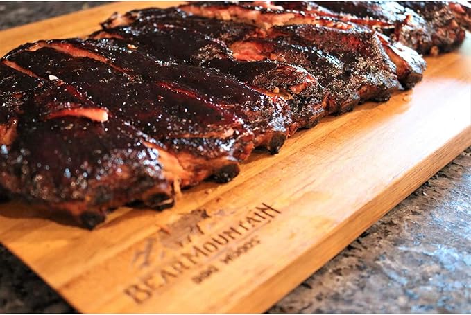 Bear Mountain All Natural Wood Pellets for Smoker, Grill & BBQ, 40 Lbs, Hickory - Premium Hardwood Barbecue Pellets for Indoor and Outdoor Grilling