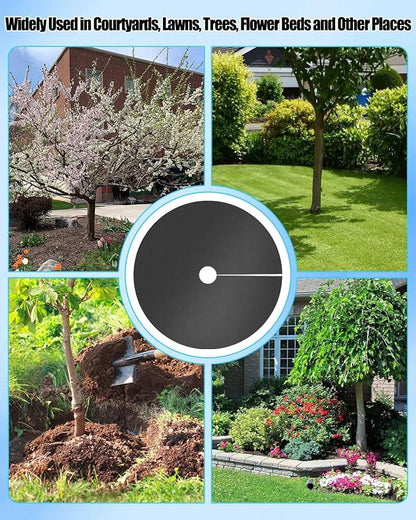 30PCS 20.5In Non-Woven Tree Mulch Ring Thickened Tree Protectors Mat, Reusable Tree Weed Barrier Mat, Landscaping Plant Cover, Round Anti Grass Gardening Fabric Cover