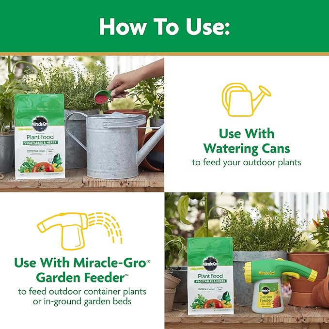 Miracle-Gro Water Soluble Plant Food Vegetables & Herbs 2 lbs., 2-Pack