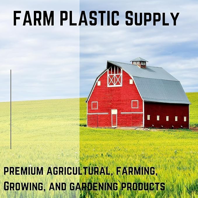 Farm Plastic Supply - Extra Large Straw Erosion Control Blanket - Straw Garden and Landscape Cover, Erosion Control Blanket, Straw Blanket, Erosion Control, Slope Stabilizer (8' x 562.5' - 1 Roll)