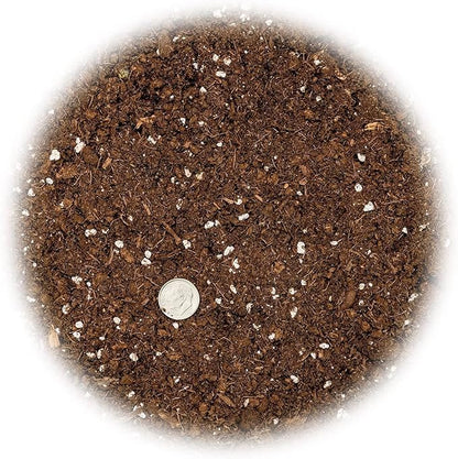 GARDENERA Premium Bamboo Potting Soil Mix - (2 Quart Bag)