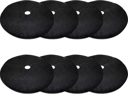 EBaokuup 8 Pack 24.5 Inch Non-Woven Tree Mulch Ring - Degradable Tree Protector Mat, Reusable Tree Weed Barrier Mat for Weed Control Root Protection
