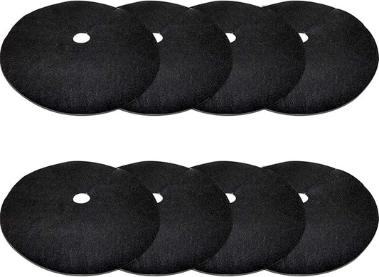 EBaokuup 8 Pack 24.5 Inch Non-Woven Tree Mulch Ring - Degradable Tree Protector Mat, Reusable Tree Weed Barrier Mat for Weed Control Root Protection