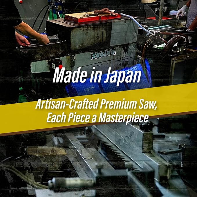 SUIZAN Japanese Folding Saw 8.3" Versatile for Wood - Compact Handsaw Pruningsaw Garden Woodworking DIY Tools