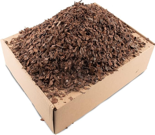 18qt Organic Orchid Potting Bark -Natural Mulch for Potted Plants, Root Development of Orchid Plants and Garden Soil Amendment Mix