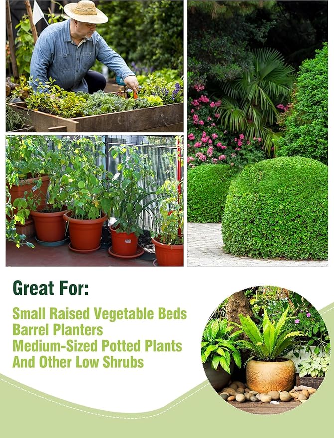 ANPHSIN 6 pcs Plant Covers Freeze Protection - 19.6in x 39.3in Winter Shrub Plant Protection Bags, Frost Blankets Cloths with Drawstring for Outdoor Garden Rose Bush Plants, Green