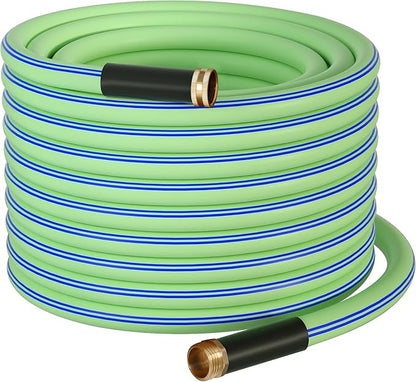 Atlantic Heavy Duty Garden Hose 100 ft x 5/8 Inch Green Color Water Hose. (100 Feet)