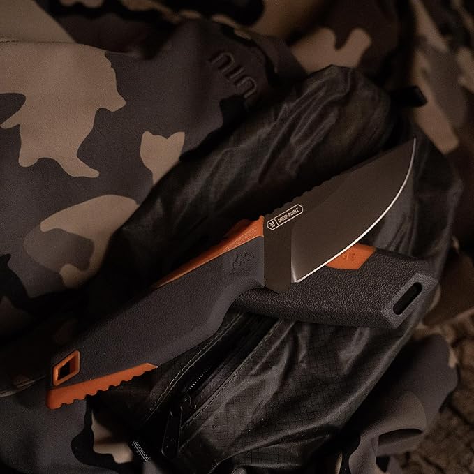 OUTDOOR EDGE VANTEX 3.5'' Fixed Blade Drop Point Hunting Knife-Includes Sheath