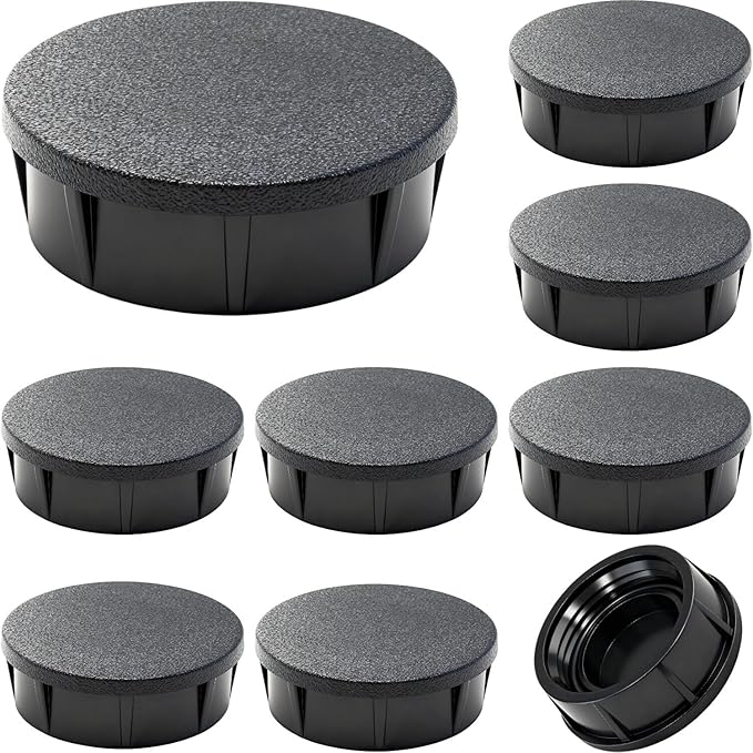 8-Pack Sprinkler Head Caps Compatible with Rain Bird 1800 Series Sprinklers, Replacement for 1800XC Model, UV-Resistant ABS and Nitrile Rubber O-Ring