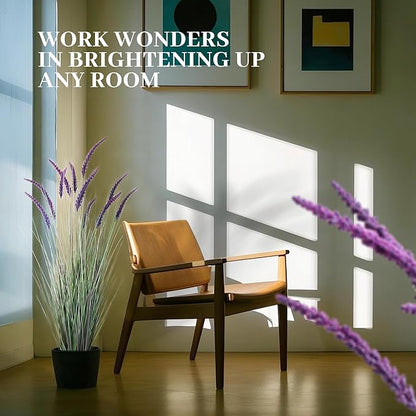 KOL 5ft 2-Pack Artificial Veronica Spiked Speedwell Grass, 59in Faux Tall Horsetail Grasses, Veronica Spicata, UV-Resistant Fake Plants for Indoor/Outdoor Décor, Home Office Wedding Centerpiece