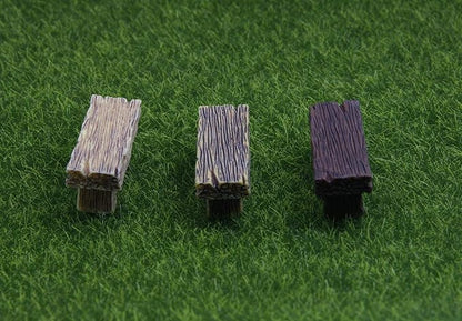 3Pcs Mini Resin Bench Miniature Fairy Garden Bench Dollhouse Accessories Statue DIY Decor Gift