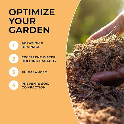 Mycelium Coco Coir Brick I Expandable Organic Coconut Fiber Substrate I Plants Potting Soil Mix for Indoor & Outdoor Gardening, Succulents & Cactus I OMRI Certified & Non-GMO Soil Alternative, 10lbs