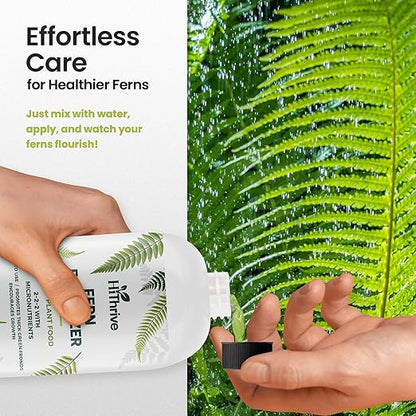32oz Fern Fertilizer - Makes 64 Gallons of Fertilizer for Ferns, Nutrient-Rich Indoor Plant Food for Greener Growth and Dense, Resilient Fronds with Intricate Texture - Ideal for All Fern Plant Live