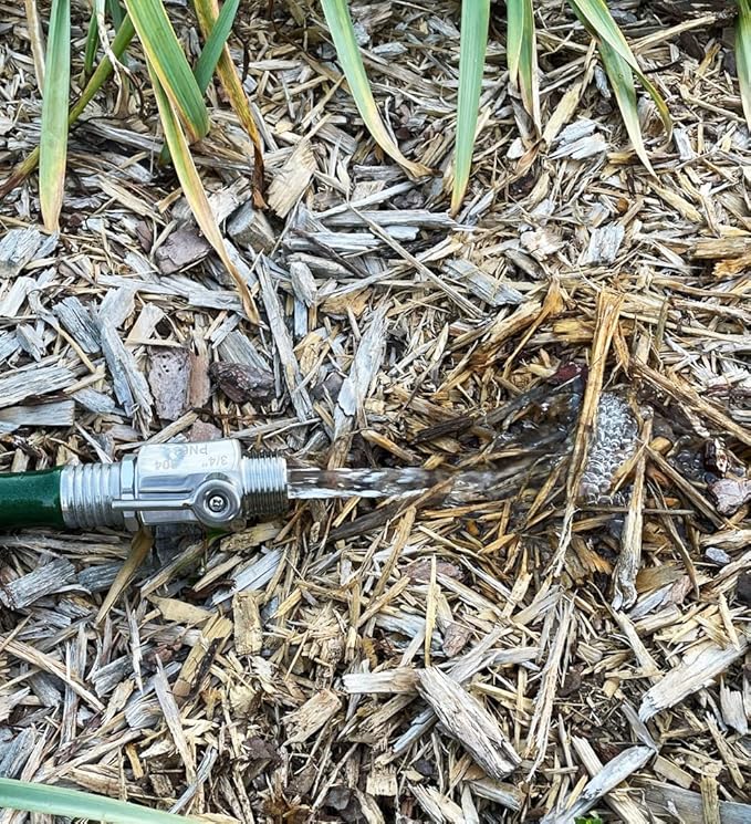 beduan Stainless Steel 3/4" Shut Off Valve GHT Thread Garden Hose Heavy Duty Connector